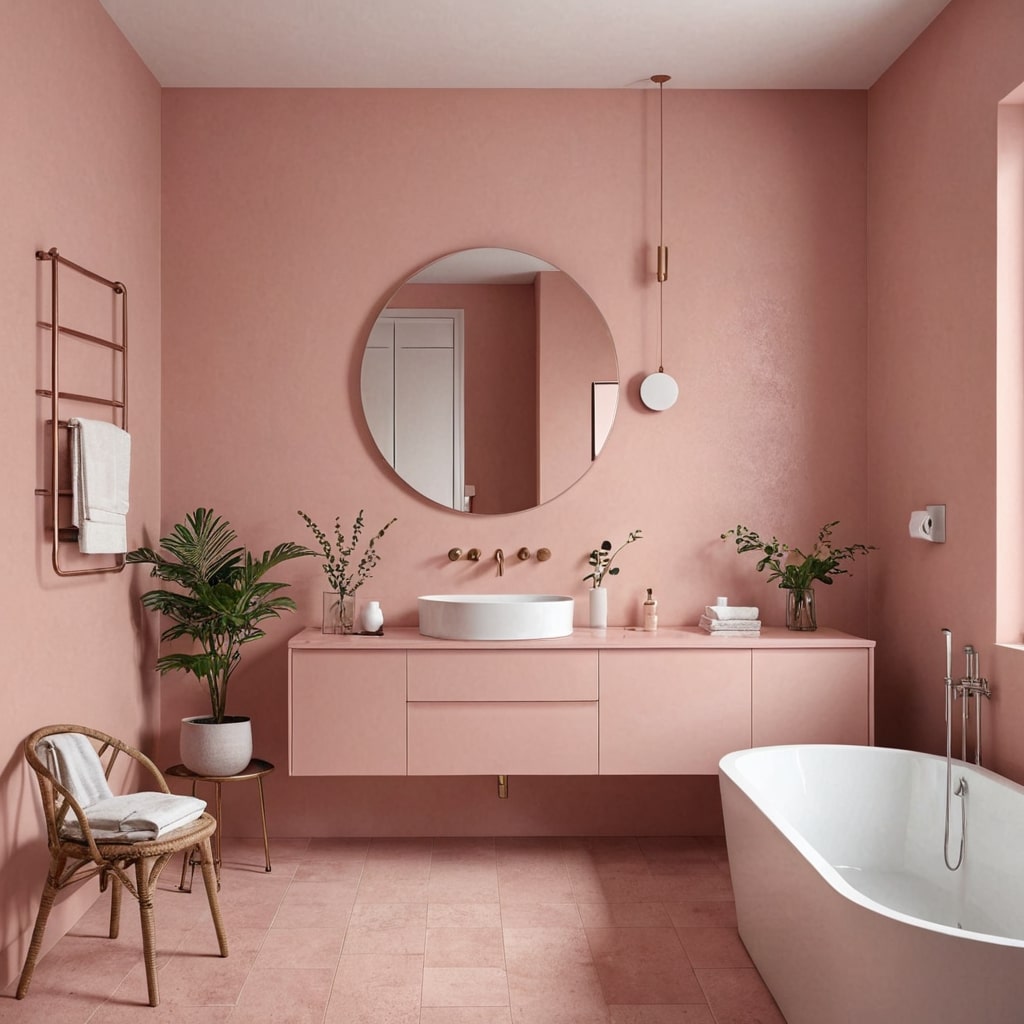 salle-de-bain-en-couleur-rose